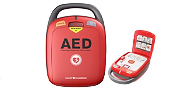 빨간 AED 자동 심장충격기